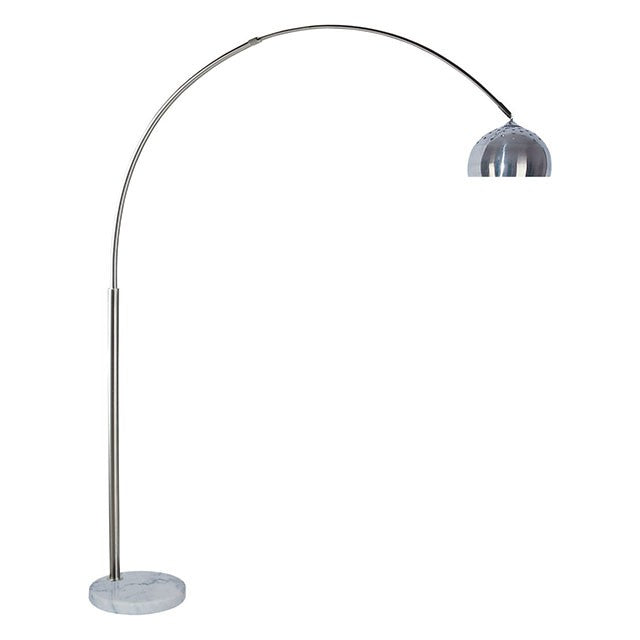 Rene Arch Lamp - White/Chrome