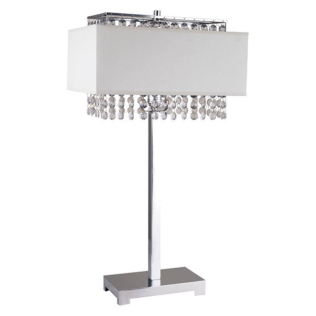 Naya Table Lamp - White/Chrome