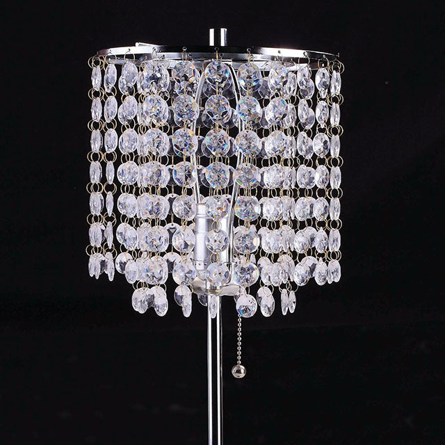 Perla Table Lamp - Chrome