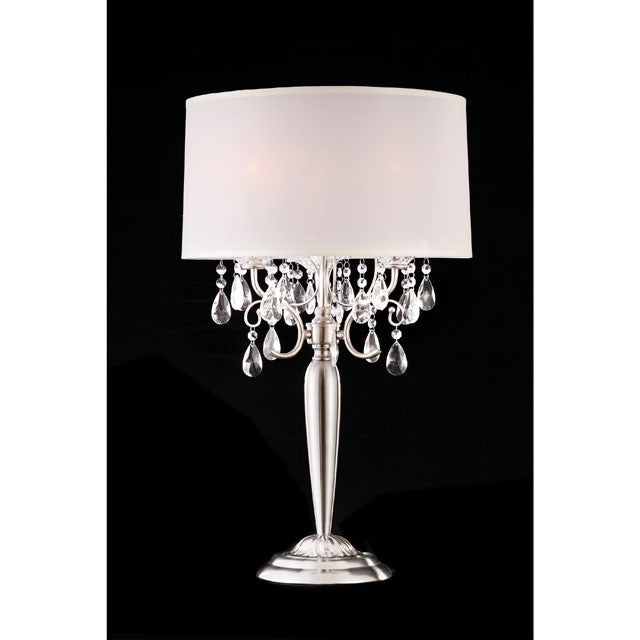 Sophy Table Lamp - White/Chrome