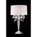Sophy Table Lamp - White/Chrome