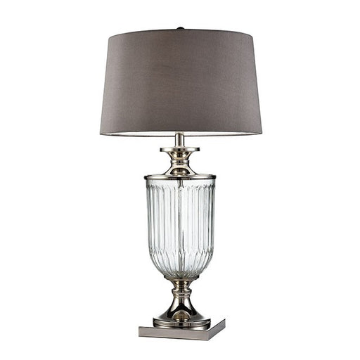 Ira Table Lamp - Silver/Clear