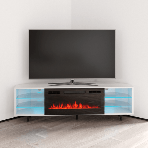 Austin BL-EF Corner Fireplace TV Stand