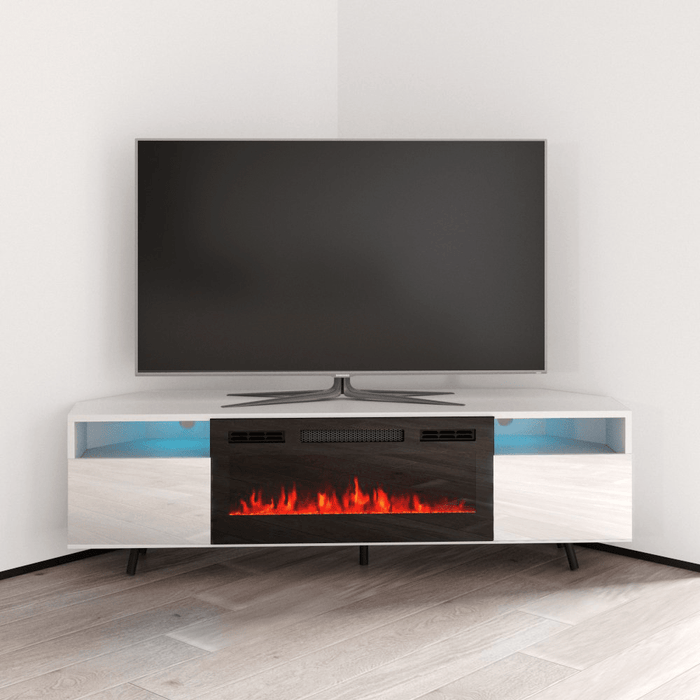 Brooklyn BL-EF Corner Fireplace TV Stand