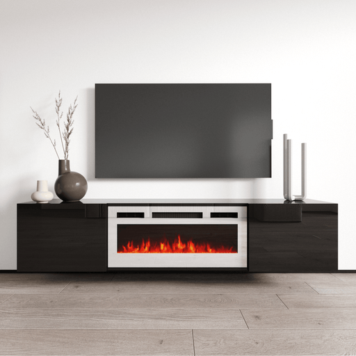 Cali WH-EF Floating Fireplace TV Stand