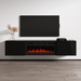 Carbon BL-EF Floating Fireplace TV Stand