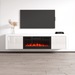 Dia BL-EF Floating Fireplace TV Stand