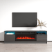 Duke 01 BL-EF Fireplace TV Stand
