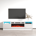 Duke 01 WH-EF Fireplace TV Stand