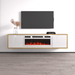 Goldie WH-EF Floating Fireplace TV Stand