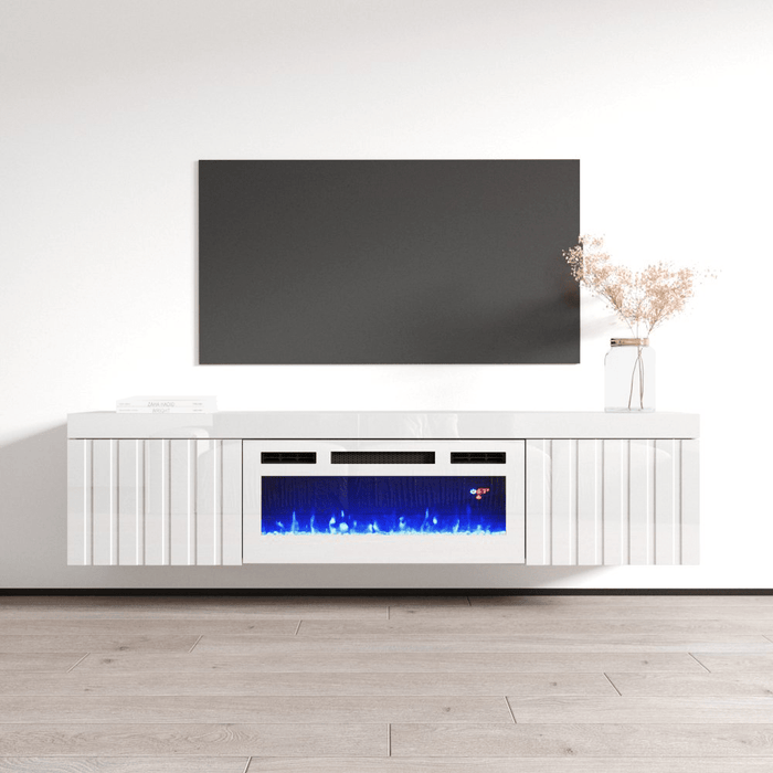 Knoxville WH-EF Floating Fireplace TV Stand