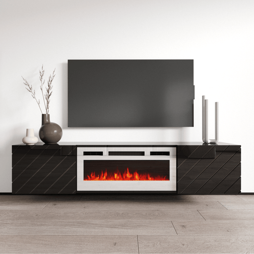 Luxe WH-EF Floating Fireplace TV Stand