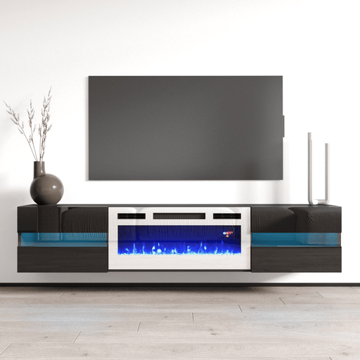Metro WH-EF Floating Fireplace TV Stand
