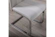 D915 WHITE DINING CHAIR (2/CTN)