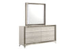 ZAMBRANO WHITE MIRROR WITH LED