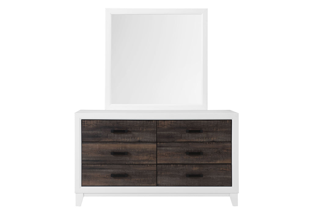 LISBON OAK AND WHITE DRESSER