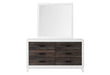 LISBON OAK AND WHITE DRESSER