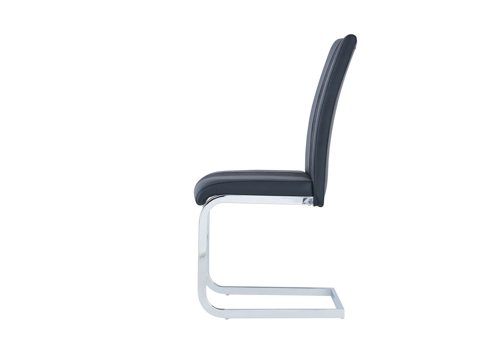 D915 BLACK DINING CHAIR (2/CTN)