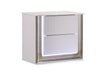ASPEN WHITE NIGHTSTAND WITH LED