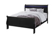 CHARLIE BLACK BED WITH LED
