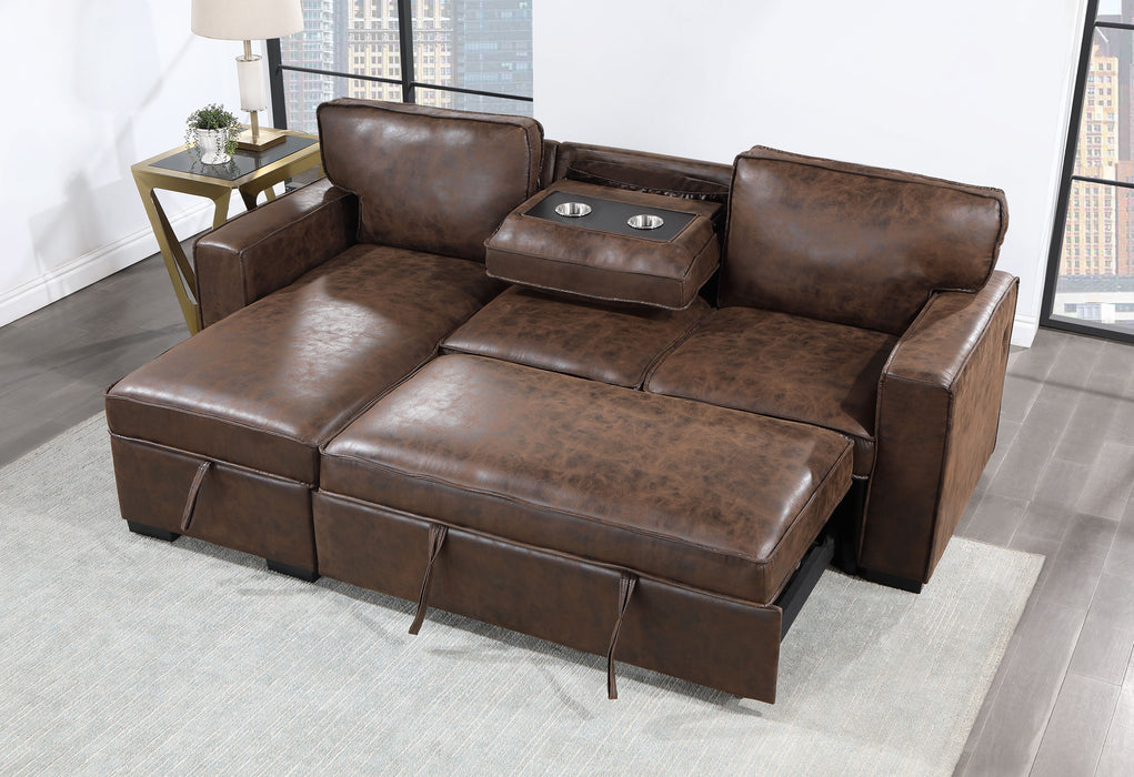 U0203 COFFEE PULL OUT SOFA BED
