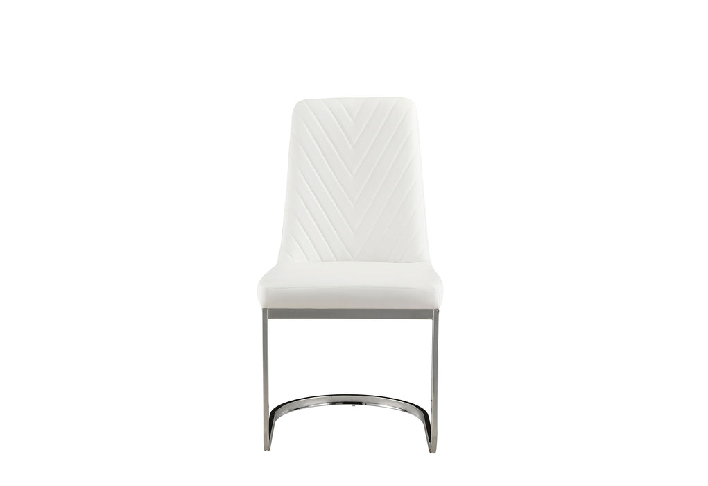 D1067 WHITE DINING CHAIR