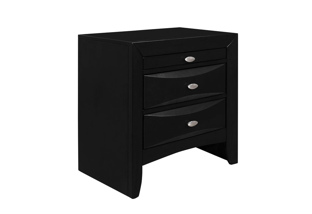 LINDA BLACK NIGHTSTAND