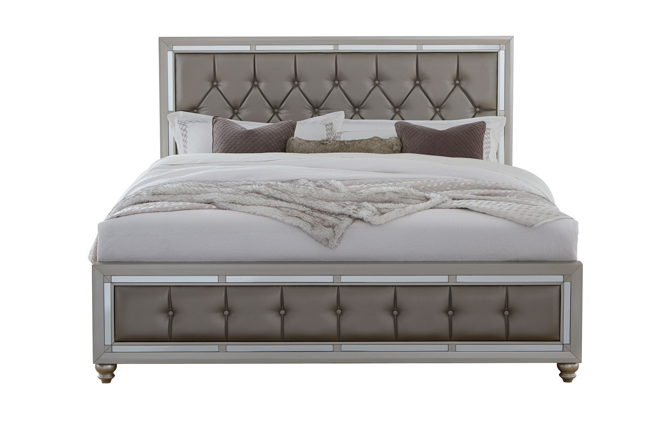 RILEY SILVER BED