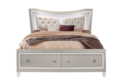 PARIS CHAMPAGNE BED WITH LED