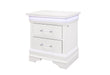 CHARLIE WHITE NIGHTSTAND WITH LED