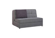 Ottomanson Studio Collection Upholstered Convertible Loveseat with Storage