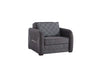 Ottomanson Speedy Collection Upholstered Convertible Armchair with Storage