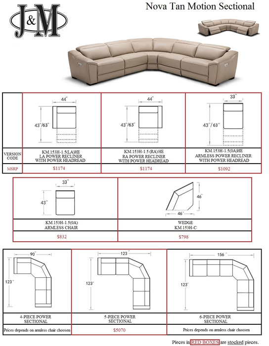 Nova Motion Sectional 