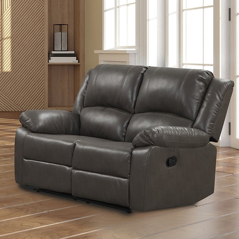 Loveseat manual Letha - gris
