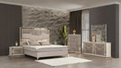 Omari Bedroom Set – Omari Queen 5 Pc Bedroom Set in Beige by Galaxy Home Furnishings