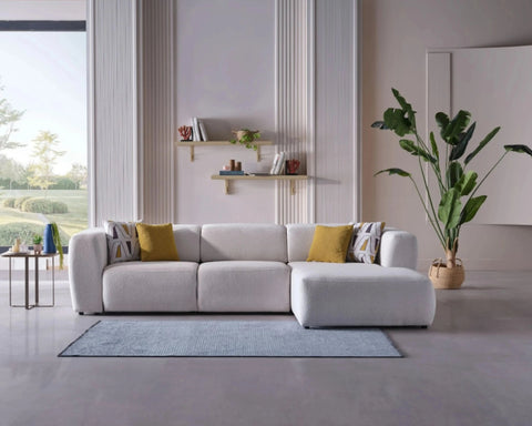 Picasso Sectional White (RAF)
