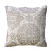 Joy Throw Pillow - Cream/Gray