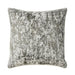 Snow Throw Pillow - Silver/Gray