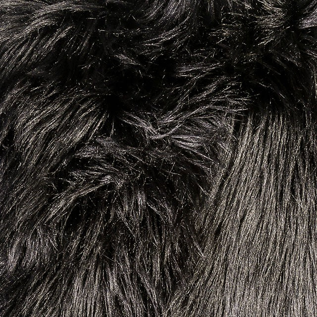 Jet Throw Pillow - Black