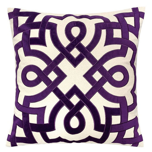 Jorja Accent Pillow - Beige/Purple