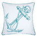 Lorrie Accent Pillow - White/Teal
