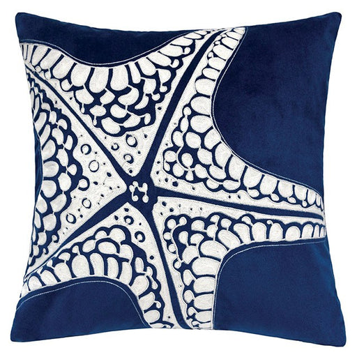 Jude Accent Pillow - White/Blue