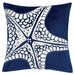 Jude Accent Pillow - White/Blue
