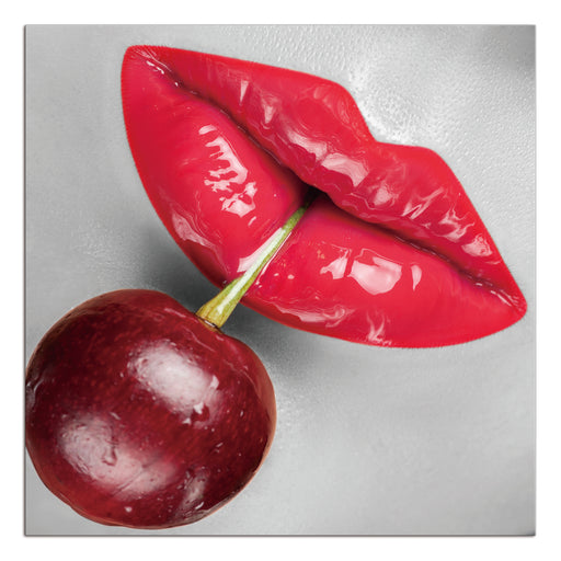 Oppidan Home Cherry Lips Acrylic Wall Art (40H X 40W)