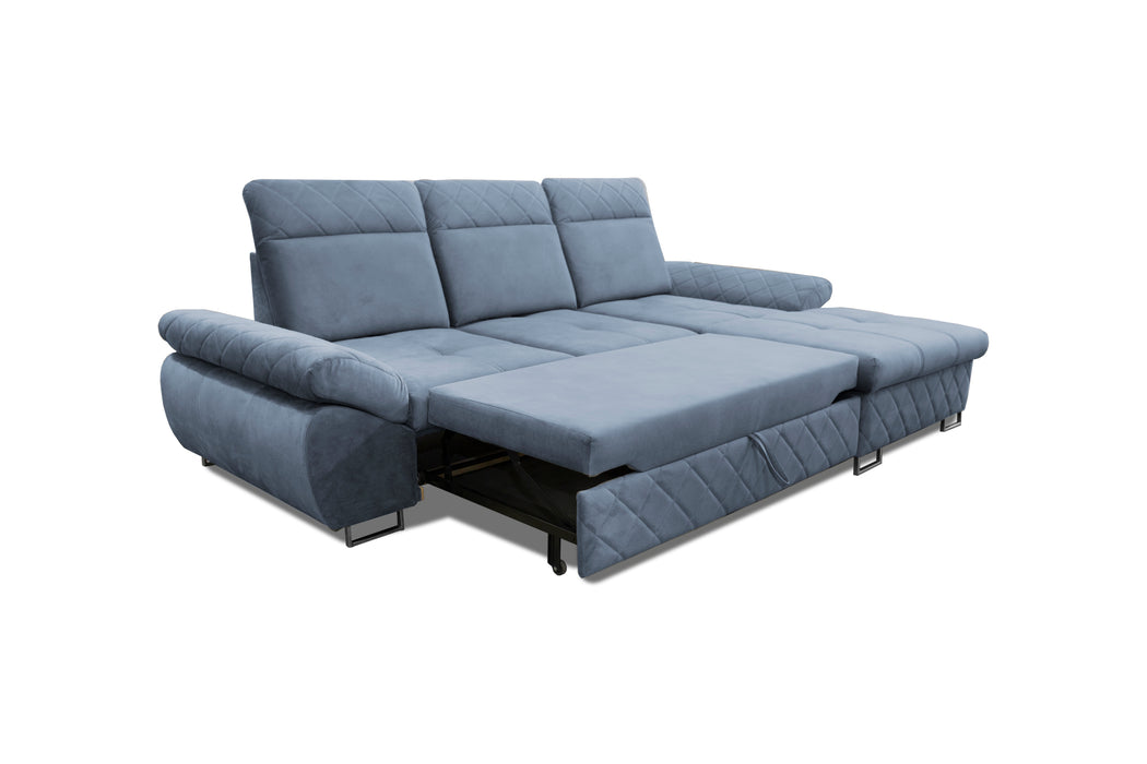 SELLY MINI GRAY RIGHT-By Skyler Furniture