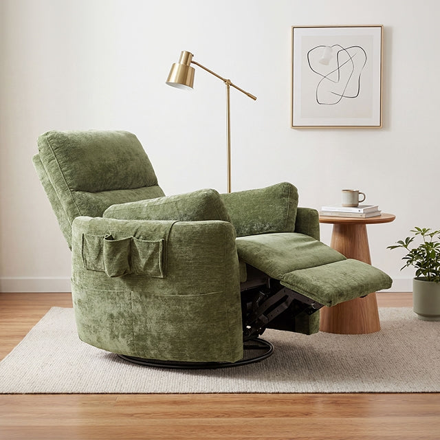 Rogers Power Recliner - Green