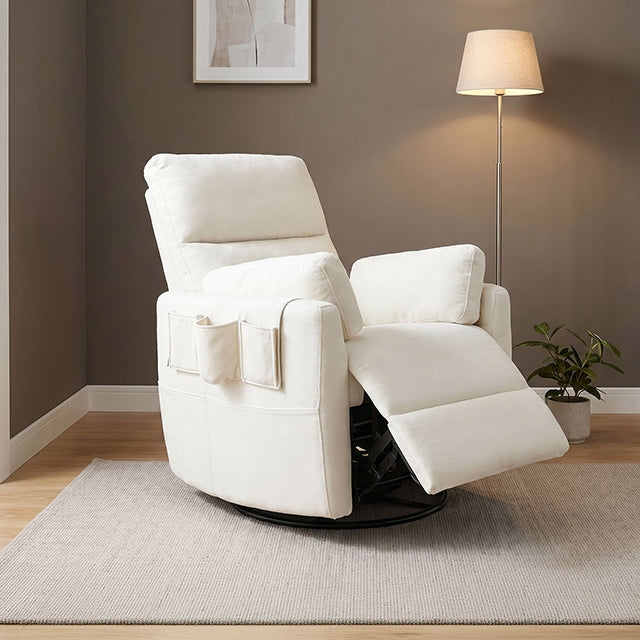 Rogers Power Recliner - White