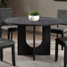 Oberto Round Dining Table - Dark Gray