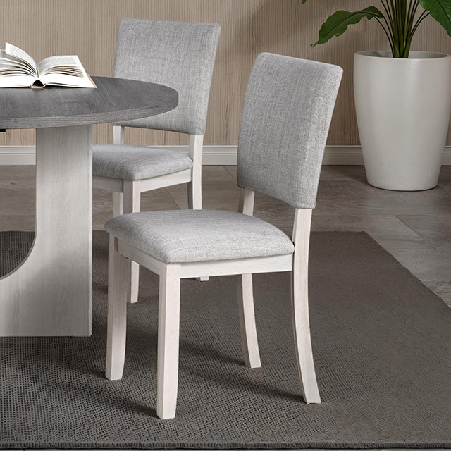 Oberto Upholstered Side Chair (Set of 4) - Gray
