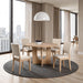 Oberto 5 Pc Round Dining Table Set